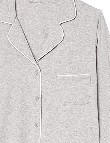 Image of Amazon Essentials Women's Long Sleeve Cotton Modal Pajama Set, Loungewear with Full-Length Bottom