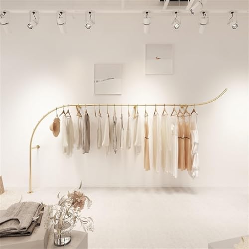 Industrial Wall Mounted Clothes Rack - Modern Wedding Coat Rack for Clothing Stores, Creative Boutique Display, Stylish Organizer for Apparel and Accessories image 4