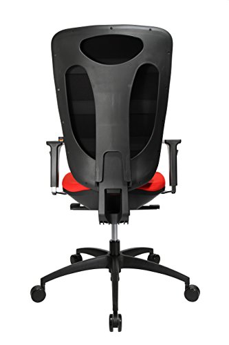 Siège de bureau TOPSTAR Soft Pro 100 contre le mal de dos réglable rouge