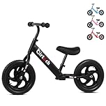Birtech Balance Bike for 2,3,4 Years Old Light Weight No-Pedal Toddlers Walking Bicycle for Children Age 3-6 with Adjustable Handlebar/Seat