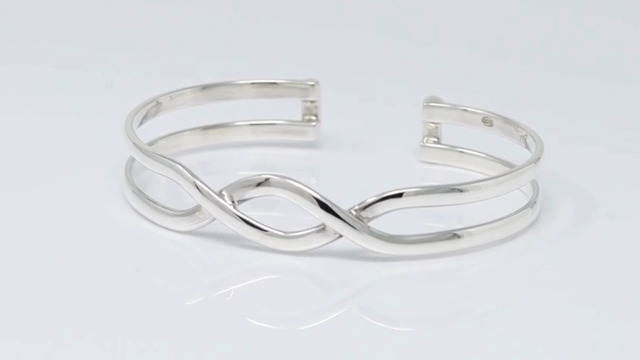 Amazon.com: VN Jewelry Women's Silver Bangle Bracelet - Chic