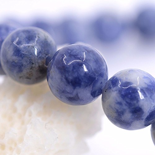 Image of Justinstones Gem Semi Precious Gemstone 8mm Round Beads Stretch Bracelet 7 Inch Unisex