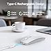 TECKNET Bluetooth Mouse, Slim Rechargeable Wireless Mouse with 4800/3200/2400/1600/1200/800 DPI, USB-C, 2.4G Receiver, Quiet Portable Mini Mouse for MacBook Air/Pro, iMac, Surface Pro, PC