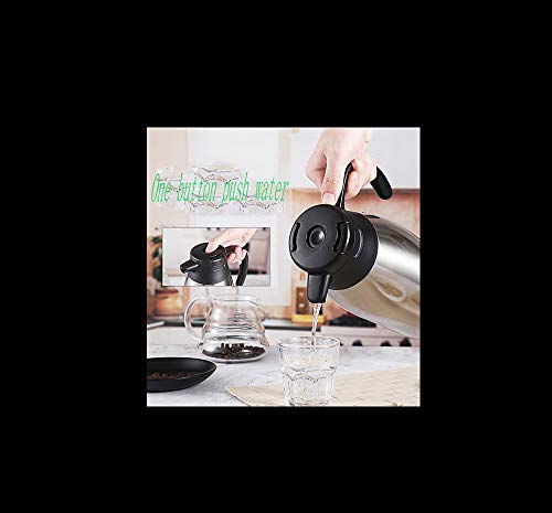 Pot d'isolation de 2200ml bouilloire de ménage en acier inoxydable - 4