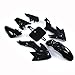 TC-Motor Black Plastic Fender Fairing Kits Kit For Honda XR50 CRF50 Chinese 50cc 90cc 110cc 125cc 140cc 150cc 160cc Dirt Pit Bike