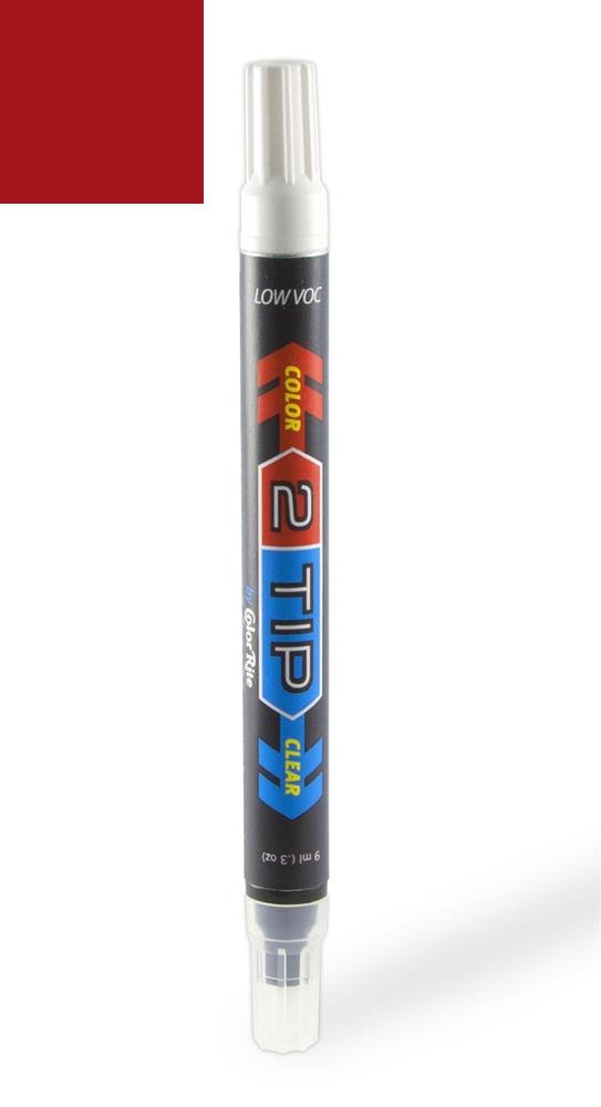 ColorRite 2Tip for Kia Sportage Automotive Touch-up Paint - Signal Red Pearl Clearcoat Beg - Color-and-Clearcoat Package