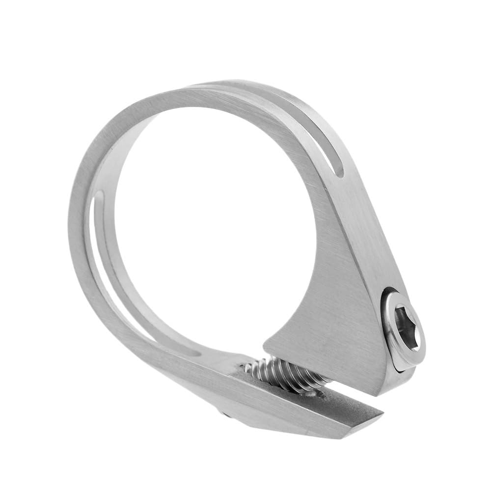 CHENJIAHAO Pinze per Sellino Morsetto reggisella for Bicicletta in Titanio Morsetto reggisella for Bici MTB 34,9 mm/31,8 mm Pinze per Sellino(34.9mm)