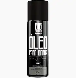 Óleo Para Barba Big Barber 60ml - Kit 3 Unidades - Hidratação e Maciez - Cuidado Masculino Profissional