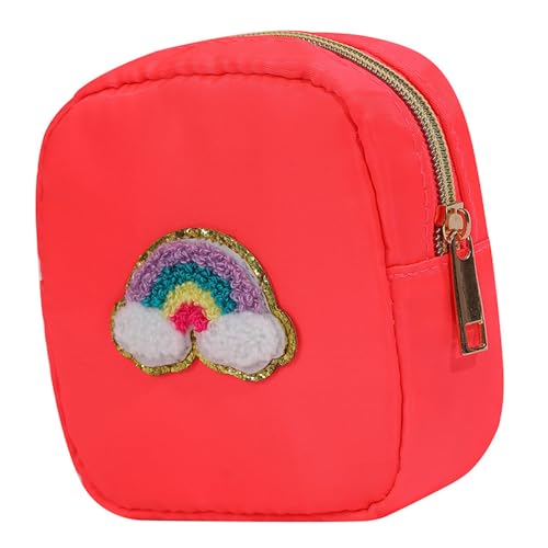 JUYAXIN(ジュヤシン) おしゃれ コスメバッグ おしゃれ ナイロン メイクポーチ 彼女のギフトや洗面用具の収納バッグとして整理
