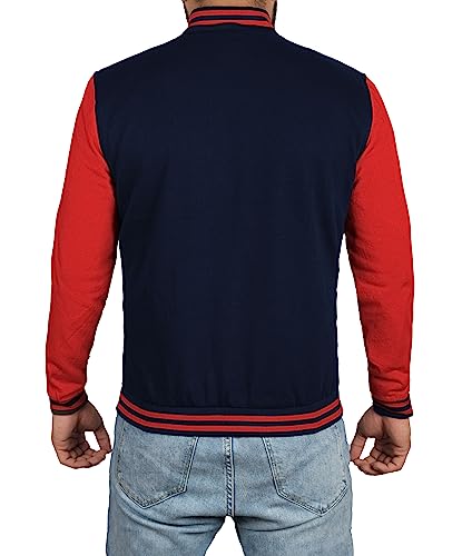 Image of Decrum Varsity Jacket Men - Casual High School Baseball Letterman Style Mens Bomber Jackets