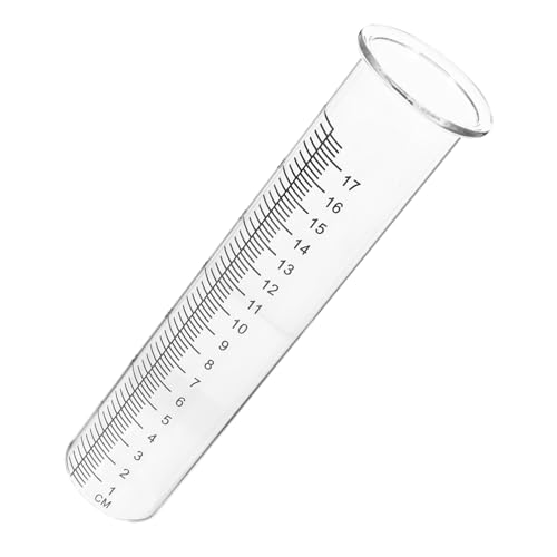 Gogogmee High Borosilicate Gauge Replacement Tube for Outdoor Garden Accurate Measurement with Readings for Lawn and Precipitation Monitoring