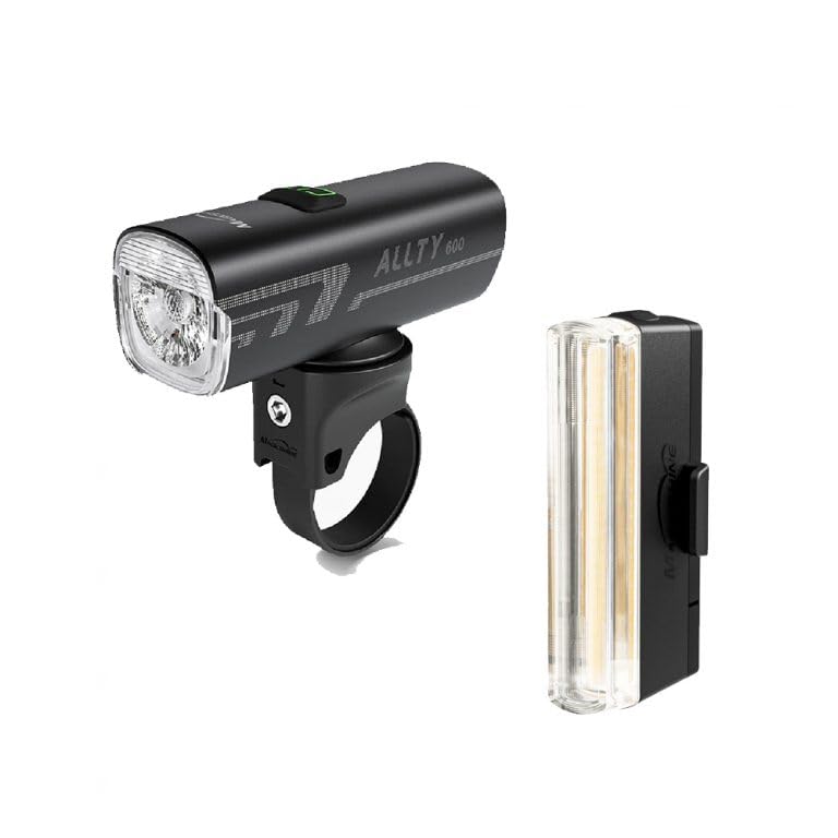 ALLTY 600 + SEEMEE 30 V2.0 MAGICSHINE Kit Eclairage Vélo Avant et Arrière Noir
