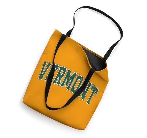 Vermont Retro Green Vintage Text Tote Bag miniatura 2