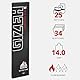GIZEH BLACK King Size Slim Blättchen zum Selbstdrehen - Packung mit Magnetverschluss, recyclebar - 25er Pack á 34 Premium Rolling Paper (14 g/m²)