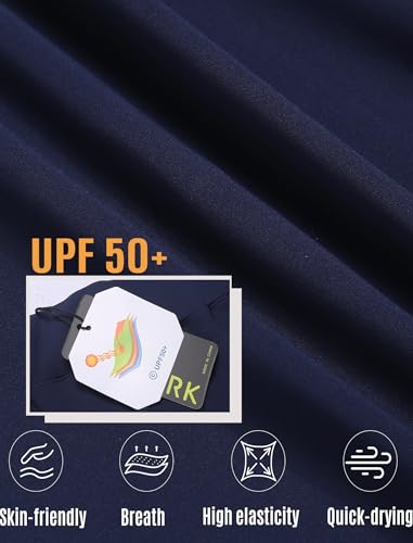 PINSPARK Men's Golf Pants Stretch Lightweight Quick Dry Pants UPF50+ Elastic Waist Pants with Zipper Back Pocket Joggers3