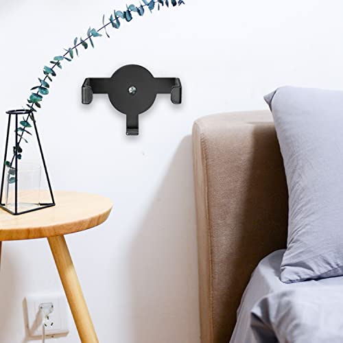Image of Metal Wall Mount Echo Dot 2nd Generation Holder Bracket Case Stand for Smart Home Speaker Assistant (SWM-EH-02B), 2 Packs, Black by WALI
