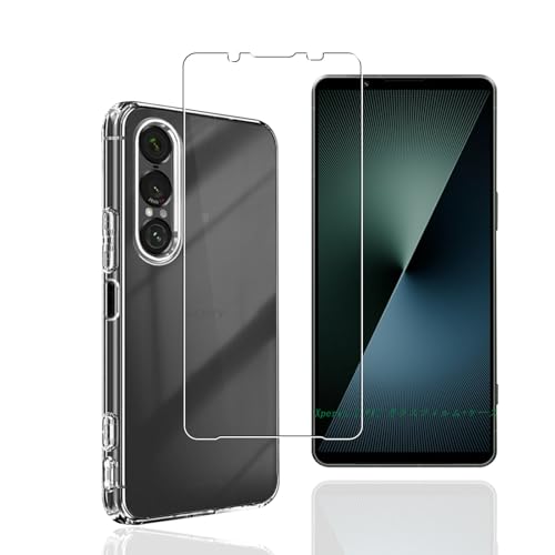 Amazon.co.jp: 対応 Xperia 1 VII ガラスフィルム+ケース Xperia 1 VII