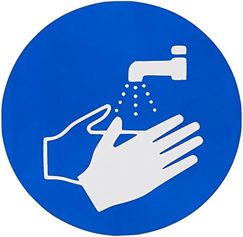 VSafety This Sink For Hand Wash Only Sign - Landscape - 300mm x 100mm - Self Adhesive Vinyl