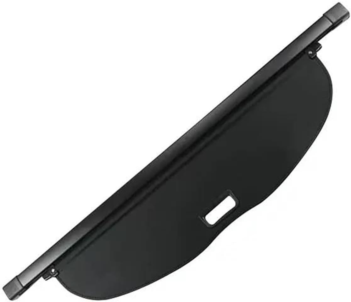 For Q5 Retractable Cargo Cover Waterproof Anti-slip Rear Trunk Liner Carbon Interior Accessory Sturdy Boot Cover(Black)