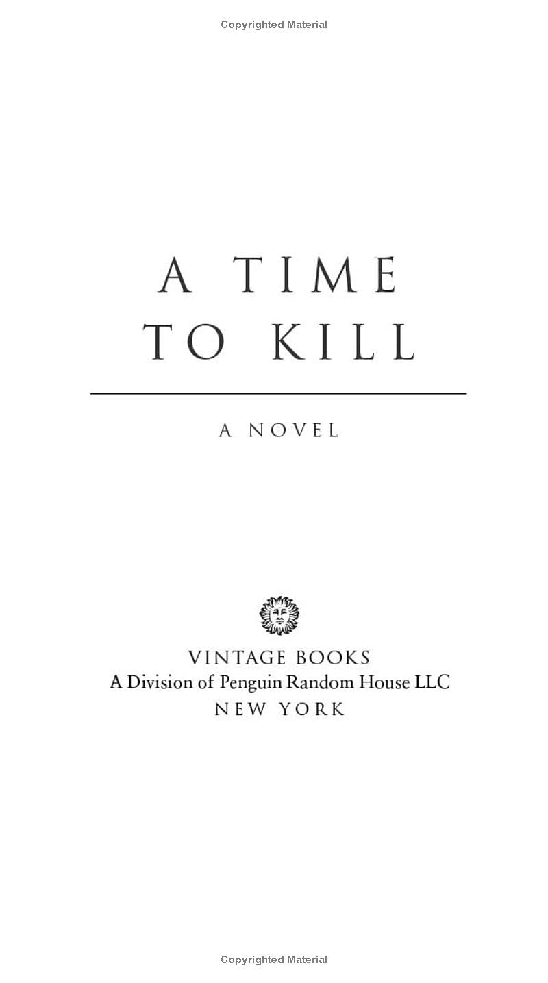 A Time to Kill [Paperback]