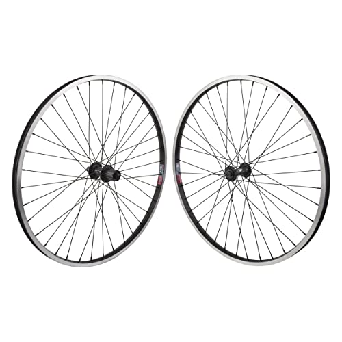 WheelMaster Bicycle Wheel Set, 26x1.5 ALY BK MSW 36 ALY CASS 8/9sp QR BK 135mm 14gBK