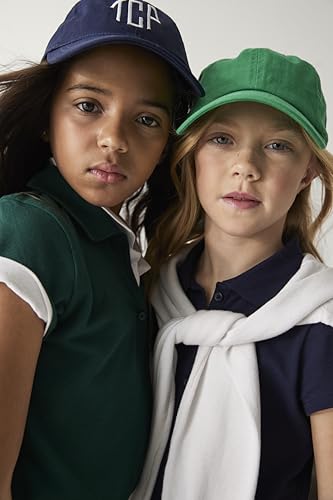 The Children's Place Girls Multipack Short Sleeve Ruffle Pique Polos Shirt, Spruce Green 4-pack, X-Small US2