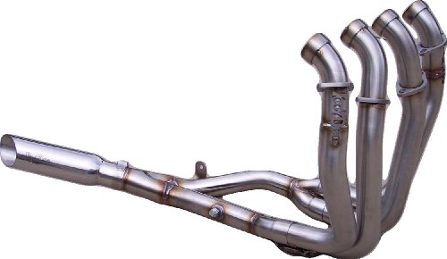 VooDoo Industries VNBEBUSAP Polished Natural Finish 4-in-1 Exhaust Pipes for Suzuki Hayabusa