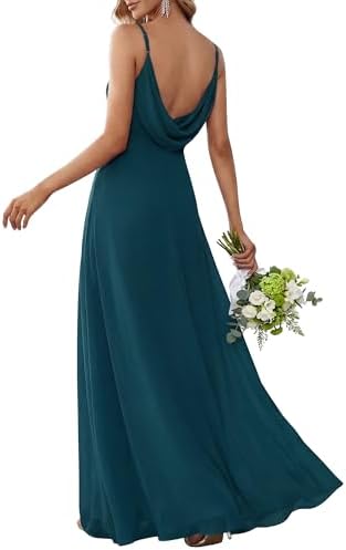 Ever-Pretty Women's Spaghetti Straps Evening Gown V-Neck A-Line S...
