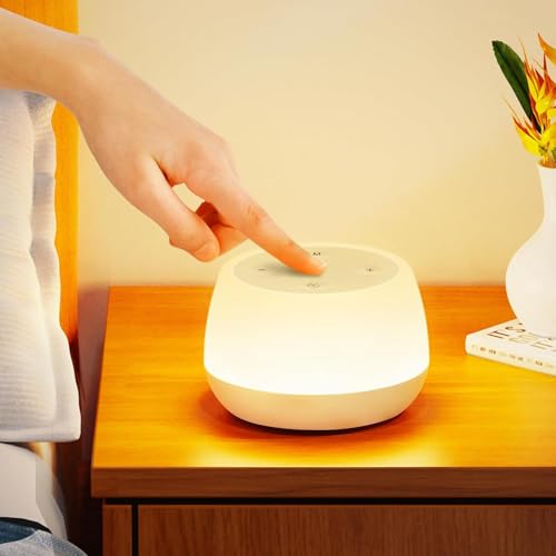 Image of Bonsery Kids Night Light Touch 3 Modes & 9 Colors Changing, Rechargeable Bedside Lamp Stepless Dimmable, Portable Touch Table Lamp with Timing & Memory, Soft Eye Caring Night Lamp for Kids Adults