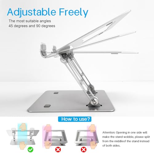 Support ordinateur portable de bureau pour le télétravail