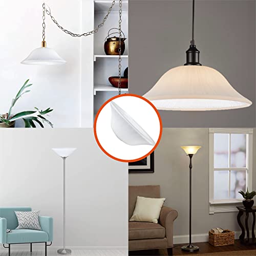 Image of Aspen Creative Amber 23095-01 Transitional Style Replacement Torchiere Glass Shade, 6 inch high x 15-3 /4 inch Diameter