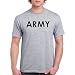DirtyRagz Men's Army Physical Training PT T-Shirt L Heather Grey