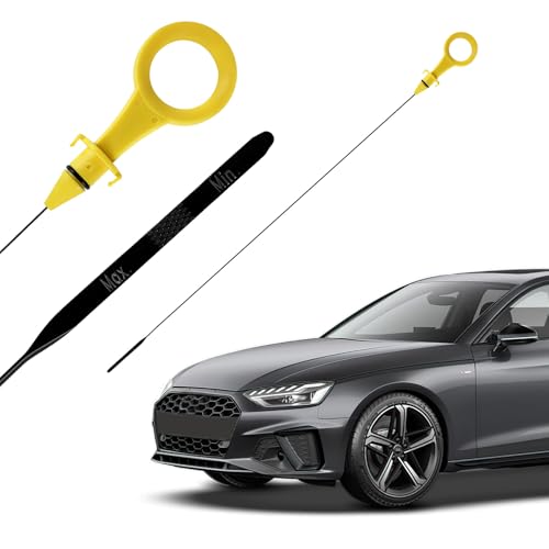 VerRich Car Engine Oil Dipstick Replacement OEM#06H-115-611E Fit for Audi A4 A5 2009-2017 Quattro 2011-2015 Q5 2012-16 Q3 |with 2.0T Car Engine Oil Fluid Dipstick Replacement 06J115611F