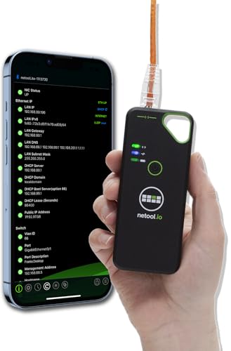 Netool IO reteprüfgerät NE1E netool.io Lite Smarter retetesteur réseau
