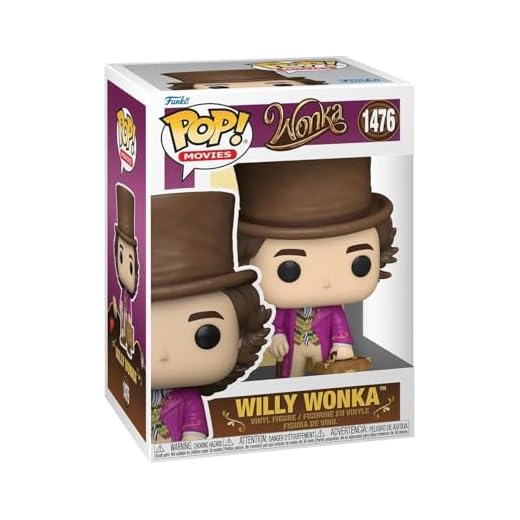 Funko Pop! Movies: Wonka - Willy Wonka - Figura de Vinilo Coleccionable - Idea de Regalo- Mercancia Oficial - Juguetes para Niños y Adultos - Movies Fans - Muñeco para Coleccionistas