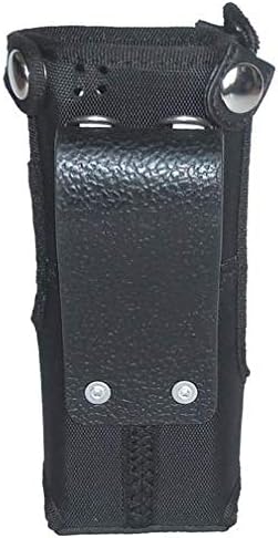 Nylon Carry Case for Motorola SRX 2200 Short Battery Radio - with Fixed Belt Loop (Full Display)