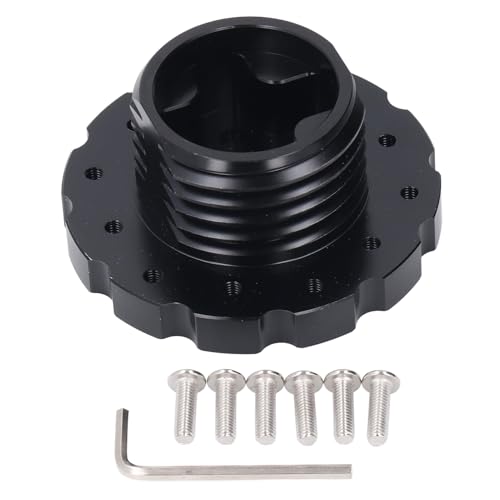 ZMCPODALK Adaptador de volante para juegos de carreras para TXT300 T500TS, adaptador de cubo de aleación de aluminio, diseñado con precisión para una conexión segura, experiencia de juego