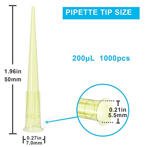 Image of ONiLAB 200L Universal Pipette Tips, 1000 Pcs, Autoclavable