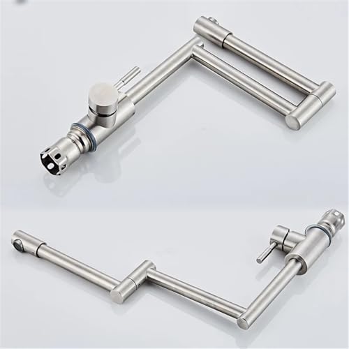 Robinet de cuisine en acier inoxydable 304 pivotant design