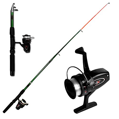 Angelkoffer mit Zubehör Teleskoprute Angelspule Angelbox Angelset Angelrute Anfänger Kinder Komplettset – Bild 6