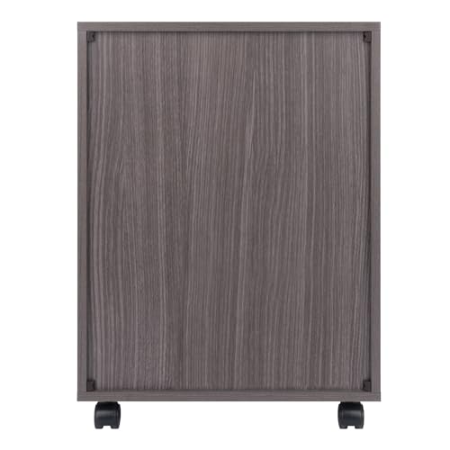 Image of Winsome Halifax Mobile Storage Cabinet with Doors & Drawers, Stylish & Functional Home Storage Cabinet for Filing, Kitchen Organization, Moveable Furniture for Office, Dorms, Apartments