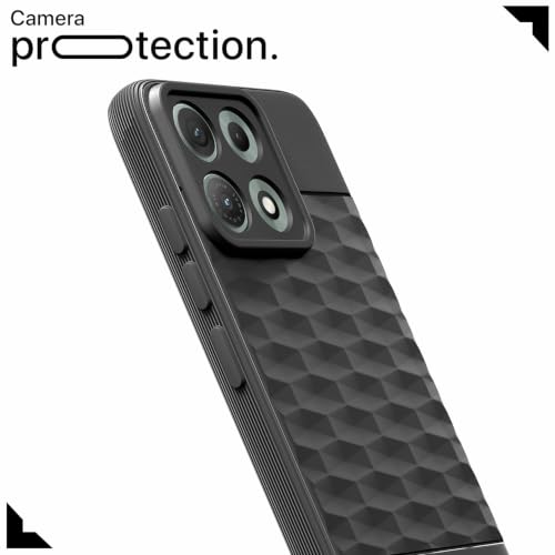 Image of Outlouders Back Cover for Motorola Moto Edge 70 Max 5G | Full Camera Protection | TPU Soft Flexible Shockproof Bumper Case (Black)