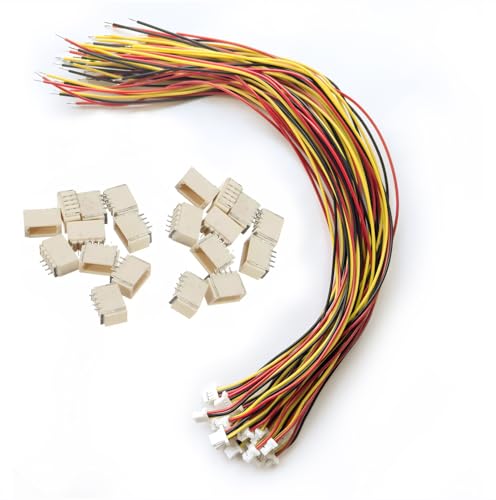 Set 20 conectores JST SH1.0mm 3 pines con cable 200mm miniatura 1