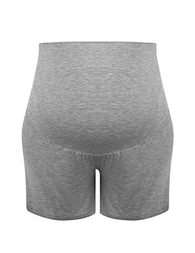 Image of Joyaria Women's Maternity Shorts Pajama Sleep Lounge Pregnancy Sleepwear | 95% Bamboo Viscose, Over The Belly, Active & Yoga, Postpartum Shorts, S-XXL