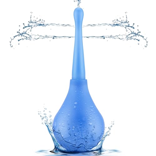 Douche vaginale et intime pour femmes, lavement réutilisable de 170 ml, douche intime, douche vaginale pour les soins corporels et le rinçage intestinal,...