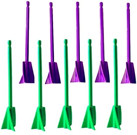 Resin Mixer Epoxy Mixer Paddles,10 PCS Drill Mixing Attachment,Reusable Paint Mixer for Drill,Epoxy drill paddles drill mixer Drill Attachment Paint Stirrers Epoxy Stirrer-Purple+Green