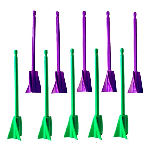 Resin Mixer Epoxy Mixer Paddles,10 Pcs Drill Mixing Attachment,Reusable Paint Mixer For Drill,Epoxy Drill Paddles Drill Mixer Drill Attachment Paint Stirrers Epoxy Stirrer-Purple+Green #TOP3