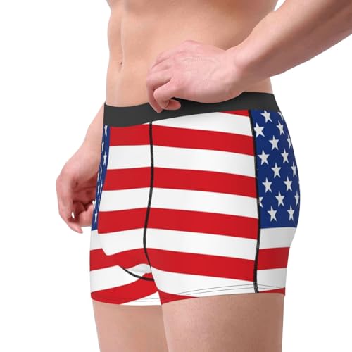 America Flags3 Mens Underwear Boxer Briefs For Men’s -2