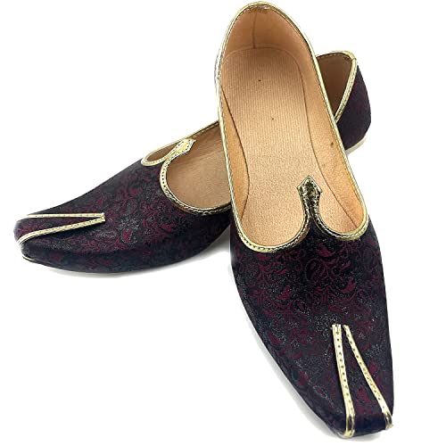 Chandrakala Wedding Nagra Shoes for Men Flats Punjabi Jutti (MF101)2