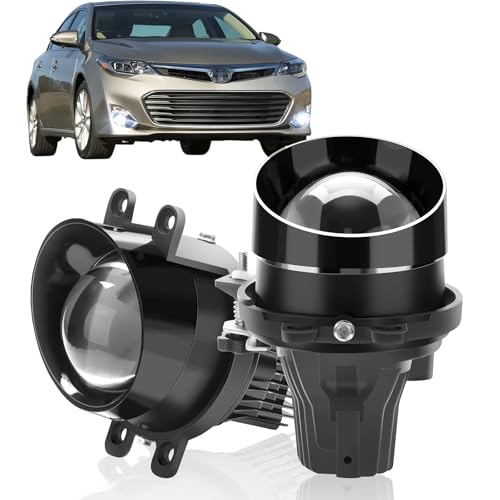 ZNEOEW 3 Inch Bi-LED Projector Fog Lights Kit For Toyota Camry 2007-2014,...